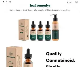 Leafremedys.com(Buy Wholesale Organic CBD Oils Online USA) Screenshot