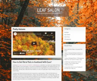 Leafsalon.co.nz(Leafsalon) Screenshot