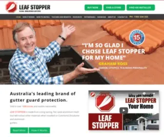 Leafstopper.com.au(Gutter Guards) Screenshot