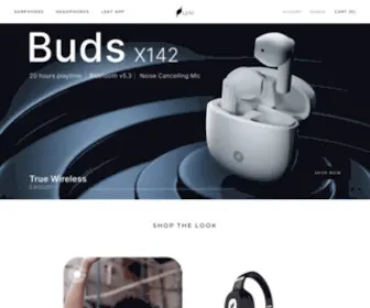 Leafstudios.in(Buy Leaf Wireless Headphones) Screenshot