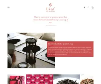 Leafteaboutique.com(Leaf Tea Boutique) Screenshot