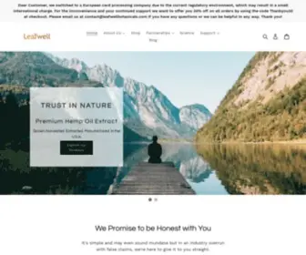 Leafwellbotanicals.com(Leafwell Botanicals) Screenshot