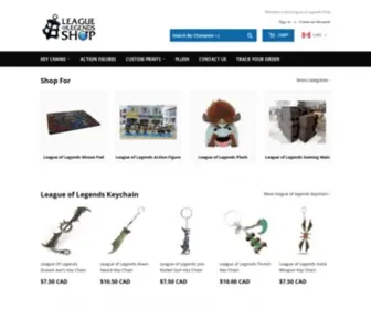 League-OF-Legends-Shop.com(League of Legends Shop) Screenshot