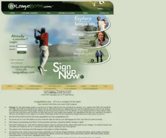 Leagueboss.com(LeagueBoss) Screenshot