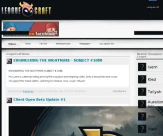 Leaguecraft.com(The GankZone) Screenshot