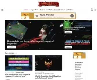 Leaguefeed.net(League of legends) Screenshot