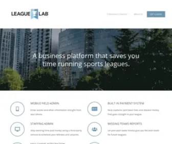 Leaguelab.com(Sports League Business Platform to Run Leagues Easier) Screenshot