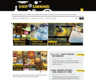 Leagueofgamemakers.com(League of Gamemakers) Screenshot