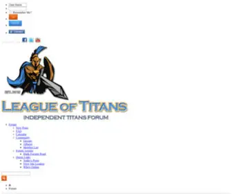 Leagueoftitans.com.au(League of Titans) Screenshot