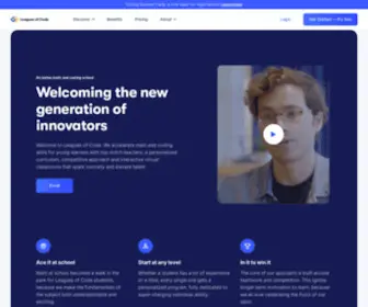 Leaguesofcode.com(Leagues of Code) Screenshot