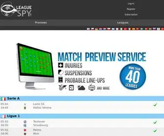 Leaguespy.com(Leaguespy) Screenshot