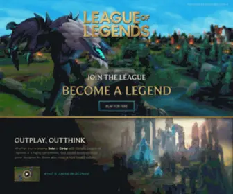 Leaguoflegends.com(League of Legends) Screenshot