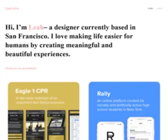 Leahahn.com(Leah Ahn) Screenshot