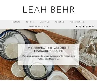 Leahbehr.com(Leah Behr) Screenshot