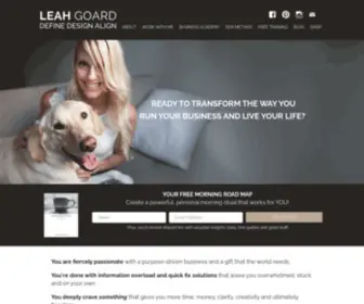 Leahgoard.com(Leah Goard) Screenshot