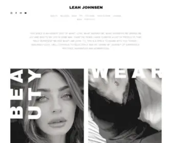 LeahJohnsen.com(LEAH JOHNSEN) Screenshot