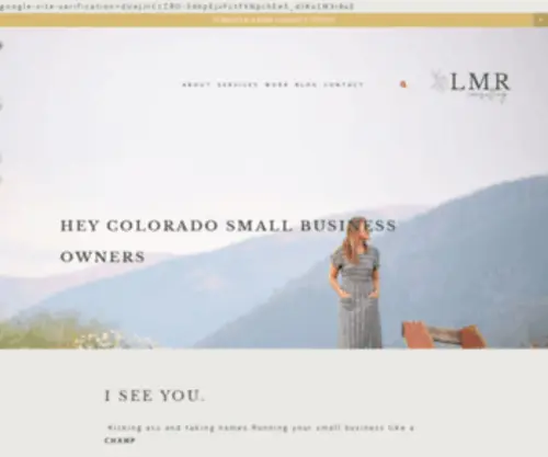 Leahmarierybak.com(LMR Consulting) Screenshot