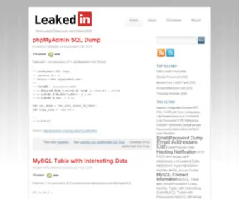 Leakedin.com(Leakedin) Screenshot