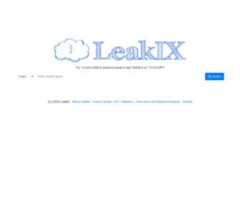 Leakix.net(Leakix) Screenshot