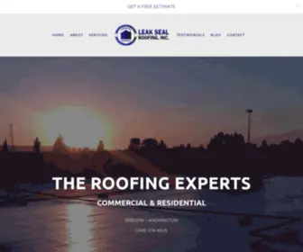 Leaksealroofing.com(Washington's Leading Roofing Service Provider) Screenshot