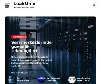 Leakunix.com(Nternet, Bilim) Screenshot