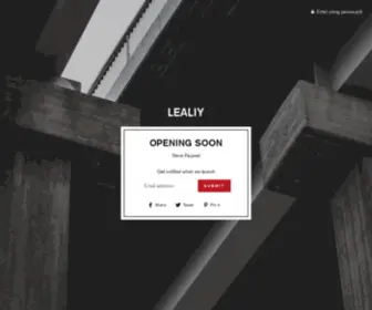 Lealiy.com(Lealiy) Screenshot