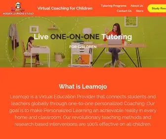 Leamojo.com(Virtual Tutoring for Children) Screenshot