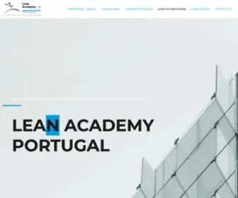 Lean.org.pt(Lean academy portugal) Screenshot