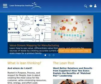 Lean.org(Our global mission) Screenshot