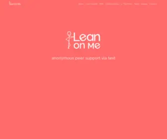 Lean0N.me(Lean On Me) Screenshot