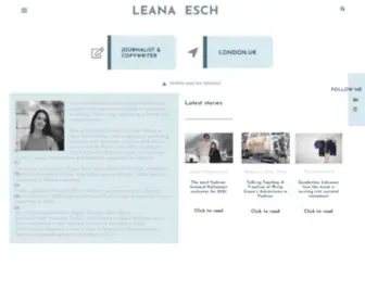 Leanaesch.com(Léana) Screenshot