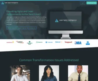 Leanagileintelligence.com(Agile Assessment) Screenshot