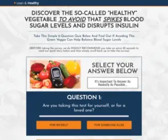 Leanandhealthy.org(Balance Blood Sugar Levels) Screenshot