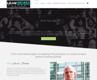 Leanandmeanacademy.com(Lean & Mean Academy) Screenshot