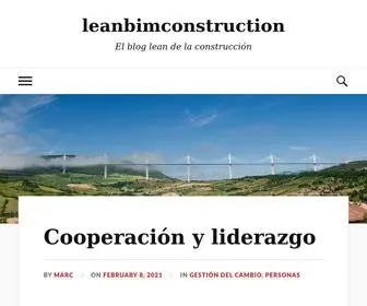 Leanbimconstruction.com(El blog lean de la construcción) Screenshot