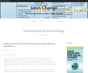 Leanchange.net(The Revolutionary Path to Big Impact) Screenshot