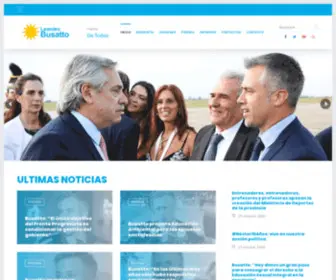 Leandrobusatto.com.ar(Diputado Provincial) Screenshot