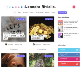 Leandroriviello.com(Leandro Riviello) Screenshot