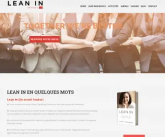 Leaninmorocco.com(Lean In Morocco) Screenshot