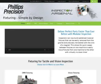 Leaninspection.com(Lean Fixture Plates and Clamps for CMM Inspection) Screenshot