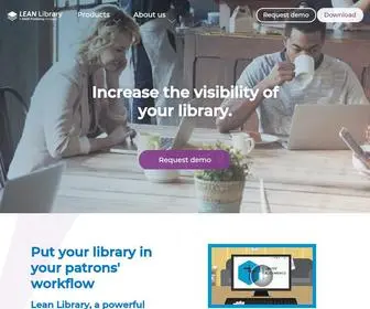 Leanlibrary.com(Lean Library) Screenshot