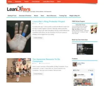 Leanlifters.com(Fitness over 40) Screenshot