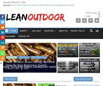 Leanoutdoor.com(One Stop Destination For Sports Lover) Screenshot