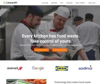 Leanpath.com(Leanpath Food Waste Prevention Technology and Solutions) Screenshot