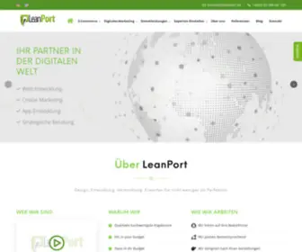 Leanport.de(Webdesign) Screenshot