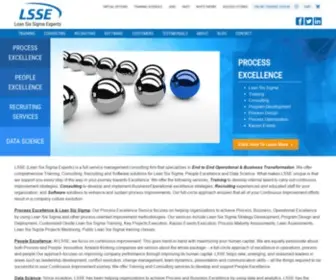 Leansixsigmaexperts.com(Lean Six Sigma Training Consulting Recruiting Services) Screenshot