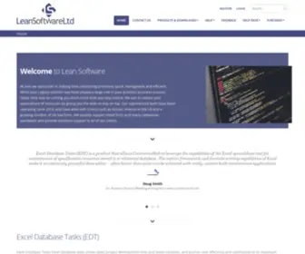 Leansoftware.net(SQL data solutions) Screenshot