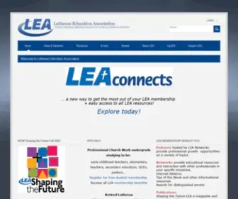 Lea.org(Lutheran Education Association) Screenshot