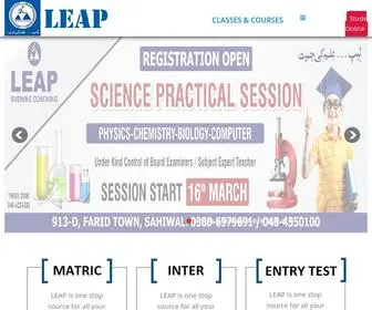 Leap.com.pk(Best learning institute in Pakistan) Screenshot