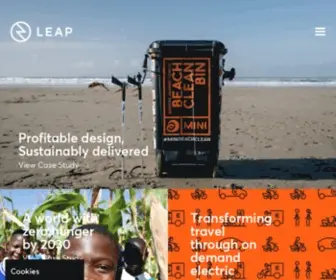 Leap.eco(B Corp Design Agency and Sustainable Web Design Cornwall) Screenshot